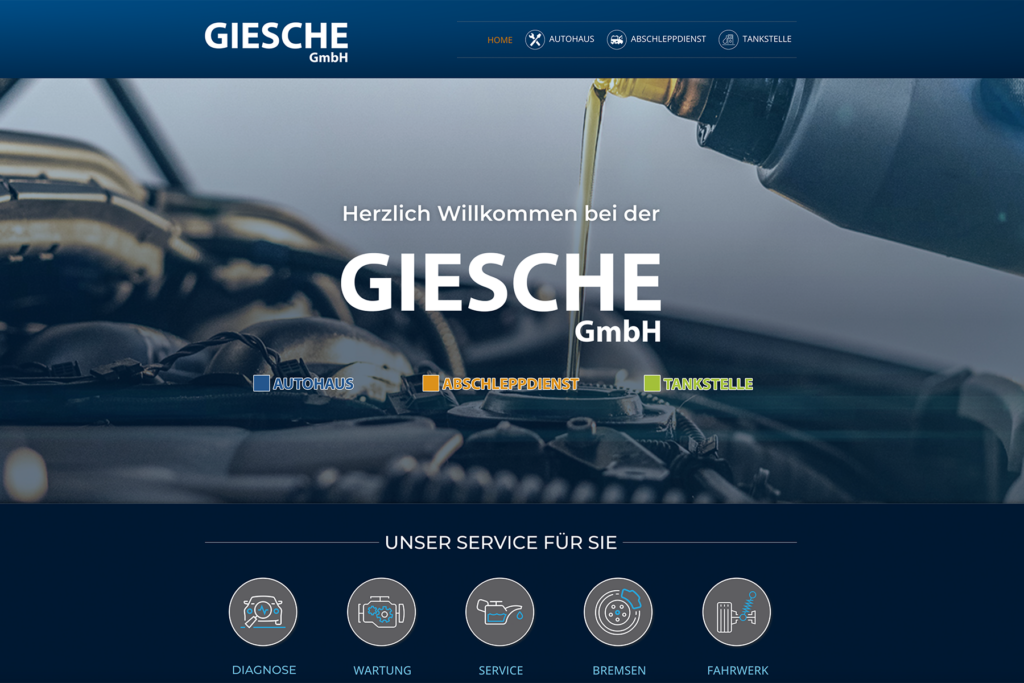 NEUE Webseite GIESCHE GmbH