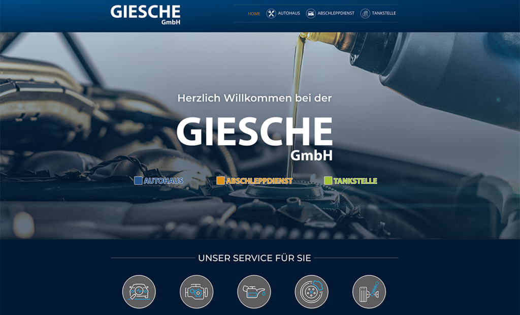 Neue Webseite der GIESCHE GmbH