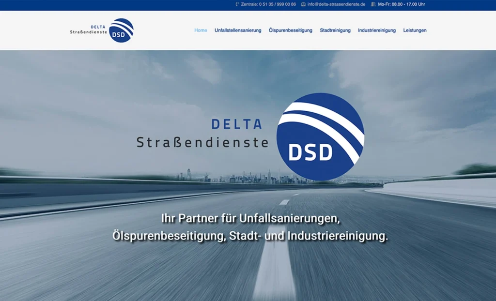 DELTA Webseite